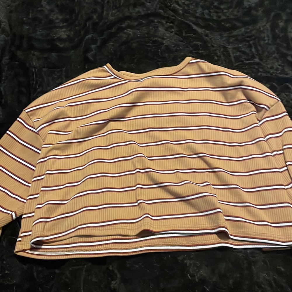 Tan cropped sweater